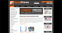 Desktop Screenshot of goodprices.com.au